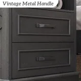 Charging Nightstand, Black, view 7